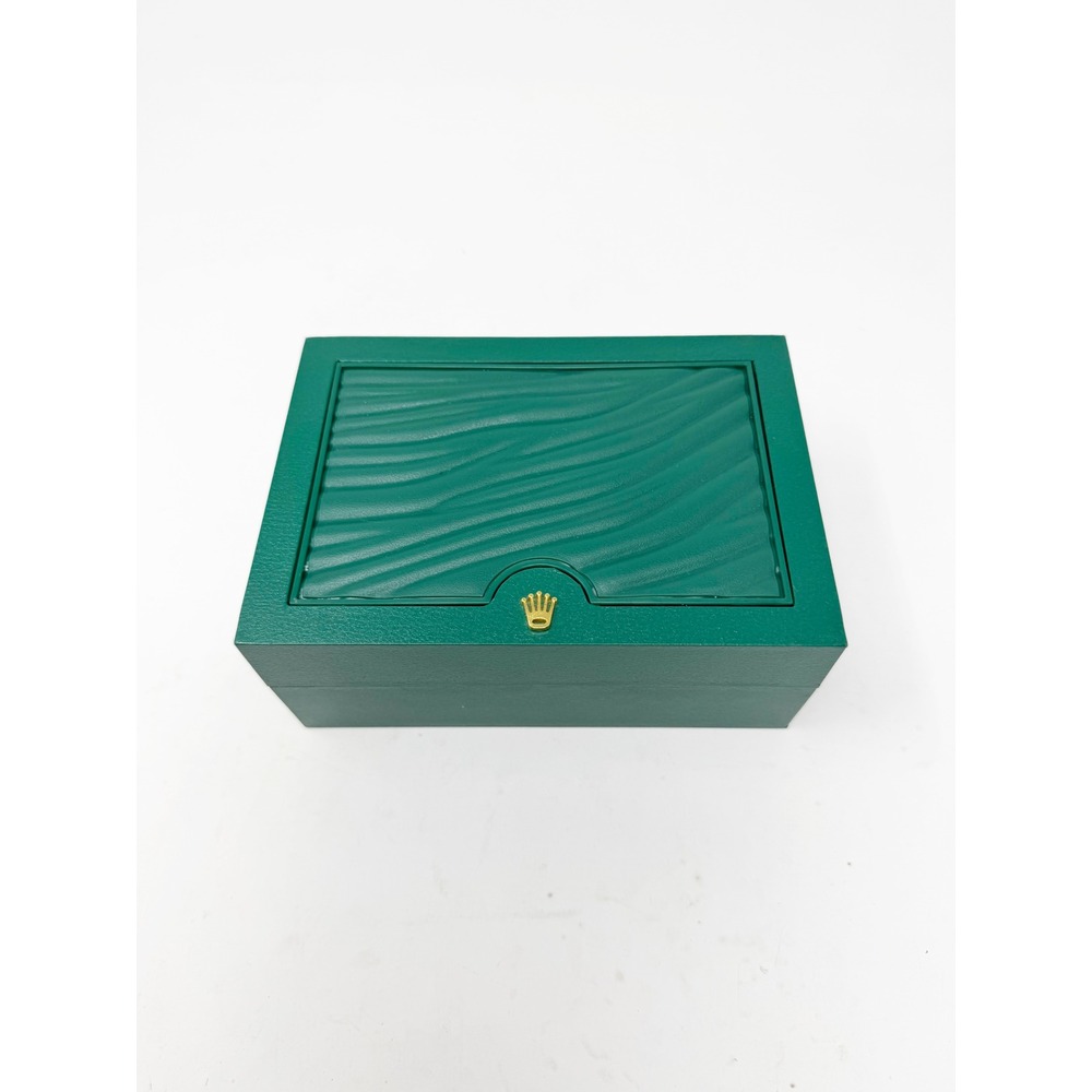 Rolex Green Wave Watch Presentation Box Case 31.00.04 Geneve Suisse Luxury